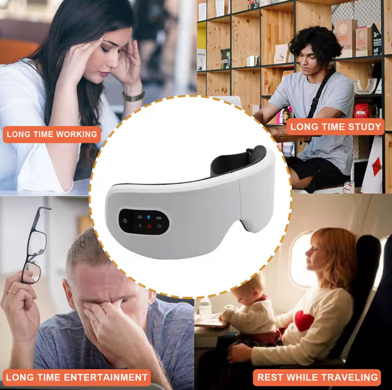 Bluetooth Electronic Eye Massager