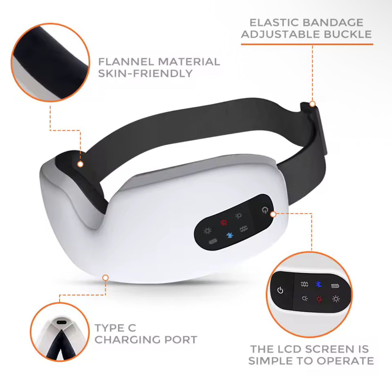 Bluetooth Electronic Eye Massager